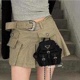 Designer P sac mini sac à dos en nylon luxe étanche femmes mignonnes collocation personnalité haute qualité collège cartable sac à dos