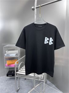 Diseñador PA T Camiseta Luxury Brand Ropa Camisas Spray Heart Letter Algodón de manga corta Spring Tide Mens Tees M-3xl Mk9