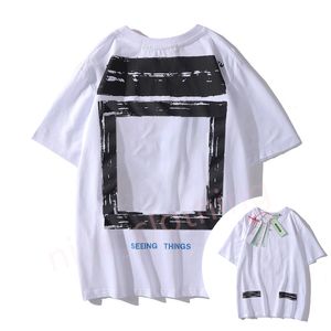 Herenontwerper T-shirt Luxuremerk T-shirts mode t shirts zomer zomerse mouw hiphop streetwear tops kleding kleding