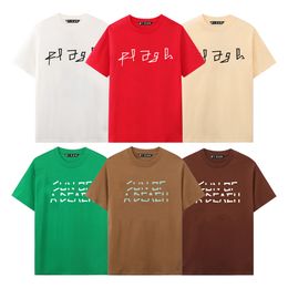 Diseñador PA Camiseta Tees Palms estampados T COMISO HOMBRE MANGO MANGA CORTA HOP Hop Streetwear Tops ropa PA-11 Tamaño XS-XL