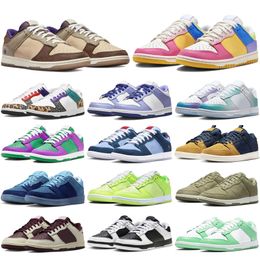 Designer Panda Chaussures de course Chaussures de sport Baskets Baskets Hommes Femmes Low Triple Rose Gris Brouillard Syracuse Jarritos Sanddrift Medium Olive Georgetown Active Taille 36-47