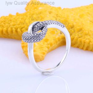 Designer pandoras anneau poêle famille blanc cuivre coeur en forme de coeur en forme de zircon entrelacé zircon mode luxury diamant coeur en forme d'anneau d'amour cadeau