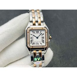 Designer-Panther-Uhr für Damen, Damenuhr, 27 x 37 mm, Gold-Diamant-Lünette, 5A/4A/3A, hochwertige Schweizer Quarz-Damenuhren, Montre Tank Femme Luxe