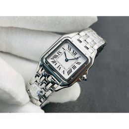 Designer panthere horloge voor vrouwen tegemoet te komen dameshorloge 27X37mm zilveren band 5A/4A/3A hoge kwaliteit Zwitserse quartz dameshorloges Montre tank femme luxe