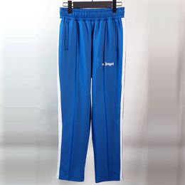 Pantalons de créateurs pour hommes et femmes pantalons de survêtement décontractés Fitness entraînement hip hop pantalons élastiques vêtements pour hommes piste Joggers pantalon pantalon de survêtement bleu