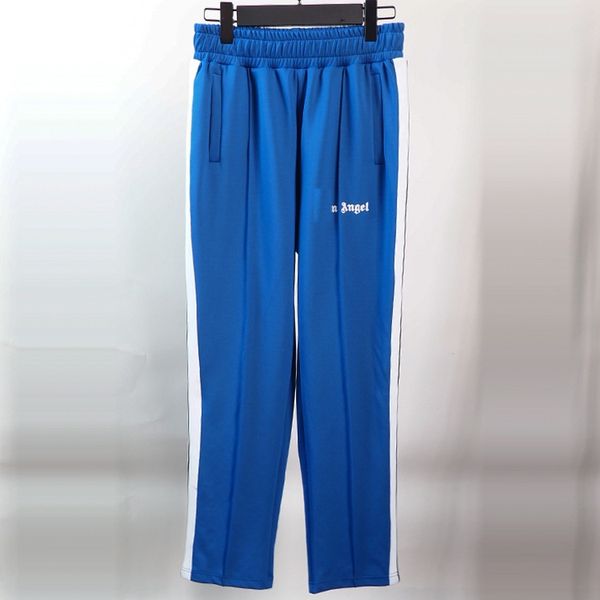 Pantalones de diseño para hombres y mujeres Pantalones de chándal casuales Fitness Entrenamiento hip hop Pantalones elásticos Ropa para hombre Track Joggers Pantalón pantalones de chándal azules