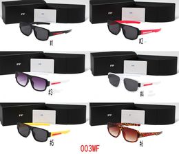 Designer Papda Sun Sunglasses Lunes Classic Goggles Lunets de soleil de plage extérieure Couleur Unisexe Triangle en option Signature8036