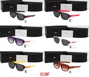 Designer papda zonnebrillen klassieke glazen bril buitgles outdoor strand zonnebrillen unisex kleur optionele driehoeksignatuur8036