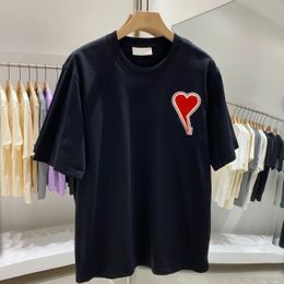 Designer parijs modemerk tees Mannen Vrouwen luxe T-shirt casual ronde hals coeur liefde Dames tee
