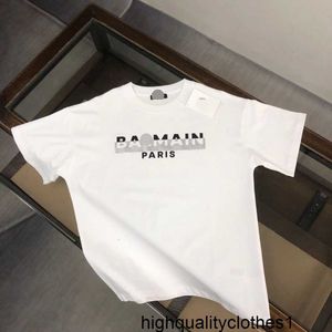Designer Paris Home Puur Katoen T-shirt met korte mouwen voor heren Zomer 2024 Nieuw Trendy merk Jeugd Jongens T-shirt voor herenkleding CU9K