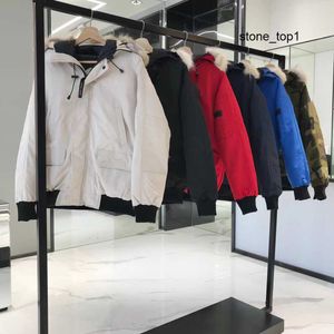 Designer Parke Down Jacket Canda Goose Hommes Manteau d'hiver Épais Hommes Manteau Vêtements Vestes d'extérieur Fermeture à glissière avec qualité White Goose Canada Goode Veste Puffer Jacket N022