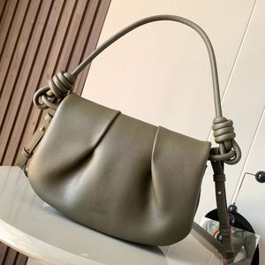 Designer Paseo Luxe schouderband Stijl Bruin Zwart Grote capaciteit Glanzend leren bucket bag Spanje knijptassen Handtassen Dames Tote Crossbody shopping messenger