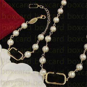 Designer Perle Collier Bracelet Ensemble Femmes Pendentif Colliers Saint Valentin Anniversaire De Mariage Fêtes Des Mères