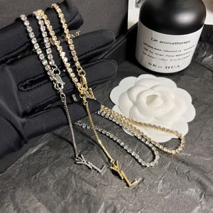 Designer hanger ketting zilver voor vrouwen delicate modestijl kettingen populair klassiek merk geselecteerd geschenk luxe kwaliteit geschenken familievriend paar