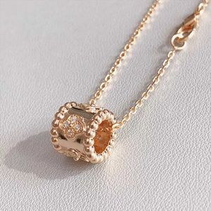 Designer hanger ketting Sweet Love Vanca Jade V-goud Caleidoscoop ketting met hoogwaardige diamant ingelegde glijdende hanger voor vrouwen 2mh3