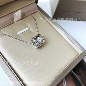 Collier pendentif de créateur Sweet Love Vanca Jade Argent 18 carats Or Rose Kaléidoscope Femme Chanceux Trèfle à Quatre Feuilles Petite Jolie Taille Clavicule Chaîne 3se1