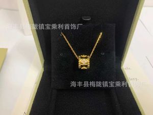 Ontwerper hanger ketting Sweet Love Vanca Jade v Golden Clover Caleidoscoop ketting Precision Edition dik verguld 18k luxe mode veelzijdig Ktwp