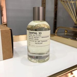 Perfume de diseñador 70 ml Extrait Eau De Parfum Paris Fragancia 2.4fl.oz SANTAL33 100 ML buen olor mucho tiempo dejando spray corporal unisex envío rápido de alta calidad