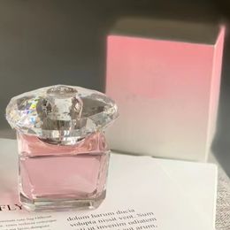 Designer Parfum 90 ml heldere diamant fles Eau De Parfum lady body mist goede geur Lange Tijd Leveing Frangrace snel schip