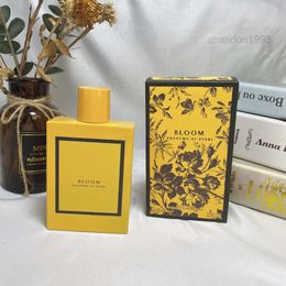 Parfum de créateur pour femme Parfum floral jaune BLOOM PROPUMO DI FIOri 100 ml bonne odeur longue durée quittant le corps navire rapide VH9W