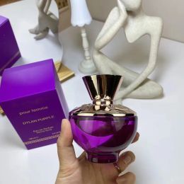 Parfum de créateurs Luxury Femmes Perfume Dylan Purple Anti-Perspirant Déodorant Spray 100ml EDP NATUREL FEMME COLOGNE DURANT