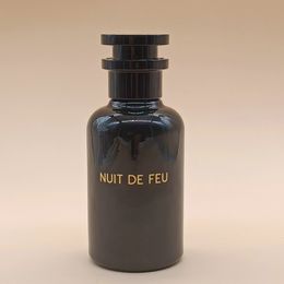 Diseñador Perfume Nuit de Feu Omade Imagination Fragance 100ml Man and Women Parfum EDP Longing olor duradero Colonia Nutria Spray de alta calidad