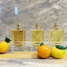 Perfuge de créateur orange citron ananas 150 ml 5fl.oz frangrance avec sapeur de parfum de haute qualité oz.