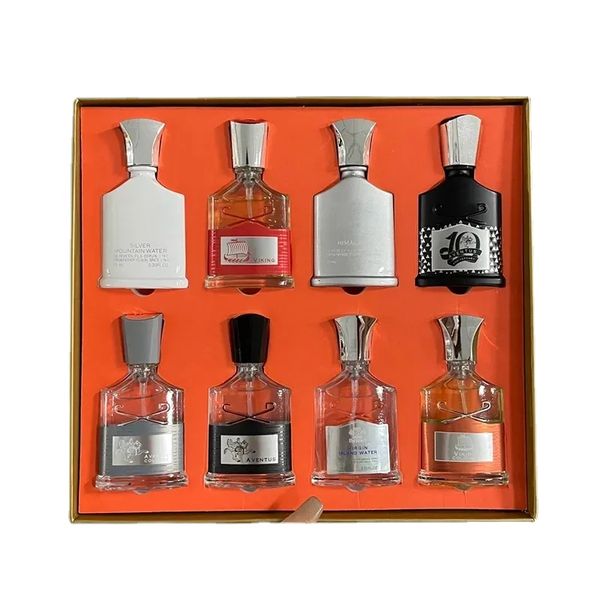 Diseñador Perfumes Set Bottles de caja de regalo 15 ml 8pcs Set Rose Oud Wood Neroli Peach Fabuloso Fragancia Fragancia Unisex Spray Longing Best Quality