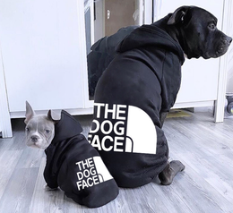 Ontwerper huisdierkleding trui hondenkleding vier seizoenen honden hoodie het hondje gezicht labrador Franse bulldog jas kleding