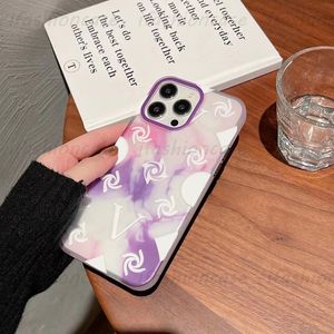 Designer Phone Case Fashion Frosted Flowers Cases Marque de luxe Yellow C Phonecase pour IPhone 14 Pro Max Plus 13 12 11 Blue Y Cover Shell