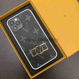 Case de teléfono de diseñador para iPhone 15 14 13 12 Pro Max 13Pro 12 iPhone 11 Cajas de iPhone de lujo Protección de caída muy agradable BB7251G