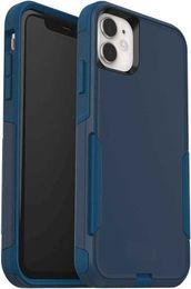 Designer telefoonhoesje voor iPhone 11 Commuter Series-hoesje BESPOKE WAY BLAZER BLUE STORMY SEAS BLUE Slank robuust zakvriendelijk met poortbescherming