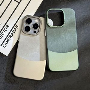Designer Phone Case iPhone 15 13 14 pro max 12 11 Pro mini 7 8 plus Fashion Letter couverture de téléphone portable en cuir unisexe
