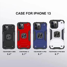 Designer Phone Cases voor iPhone 13 PRO MAX 12 11 XR XS X 8 Plus met Kickstand Ring TPU Hard PC Fall Shock Absorptie Case Google Pixel 5A 4A