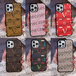 Designer telefoonhoesjes voor iPhone 15 pro max 14 pro max 13 mini 12 11 XR XS Max 7/8 plus PU lederen schaal Samsung Galaxy S23 S22 S21 S8 9 10 S20 S9 S10 NOTE 20 10 S21