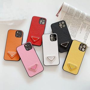 Cajas del teléfono del diseñador para Iphone 15promax 14promax 11 12 13Pro Max 12Promax X Xs Triangle Phonecase caja del teléfono de lujo rosa a prueba de golpes