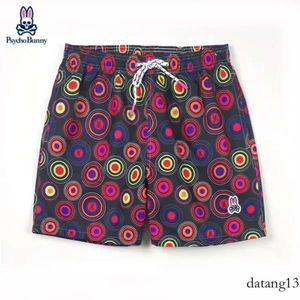 Designer Physcho Bunny Summer Fashion Psyco Bunny Mens Rabbit Print Adempareer paar Katoen Katoen Hoge kwaliteit Casual Shorts Pyscho Bunny Shorts 595