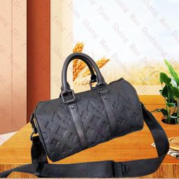 Sac d'oreiller de concepteur Keepalls Totes Sac à main Petit Nanos Crossbody Sacs à bandoulière Hommes Femmes de haute qualité Monogrammes Sac de messager en cuir gaufré Portefeuille Bourse 25cm