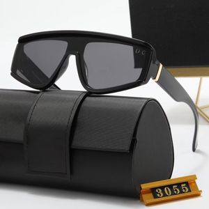 Designer roze zonnebril mode zomer strand luxe locs bril volledig heteromorf frame letter rechthoek ontwerp voor man vrouw 8 optioneel hoge kwaliteit