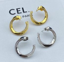 Designer plaine mince paire minimaliste oreille boucle d'oreille à la mode queue irrégulière torsion boucle d'oreille Aretes Orecchini pour les femmes bijoux accessoires