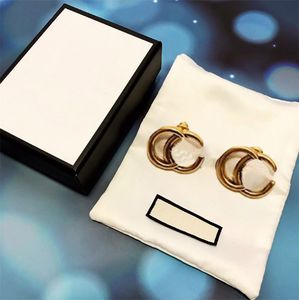 Designer plaqué bon luxe boucles d'oreilles diamant coeur boucle d'oreille pour femmes charmes délicat cadeau de fiançailles perle pendentif lettre multicolore célèbre bijoux boucles d'oreilles