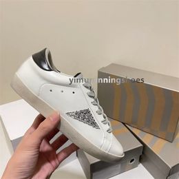 Designer Platform Mens Chaussures Ball Star Shoe Black White Silver Luxury Luxury Sneakers Classic Locs Casual Flat Sneakers Femmes Italie Trainers Men Trainers C1