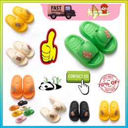 Plate-forme de designer New Little Bear Slipper Sandale Plate-forme Casual Pantoufles Femme Hommes Léger Respirant Super Doux Talon D'été En Plein Air Chaussures De Plage