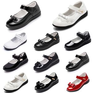 Designer Platform schoenen voor meisjes lederen prinses schoen met zachte bodems drievoudige zwarte witte buiten zomer wandelen jogging sneakers