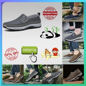 Designer Platform Stap op schoenen ouderen van middelbare leeftijd vrouwen man werk Stevig wandelen Comfortabele slijtvaste slip zachte zool Papa's schoenen