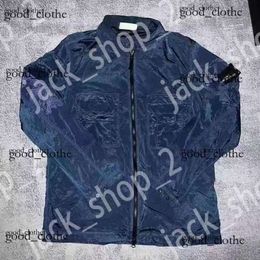 Designer Zakjassen Stone Jacket Lange Mouw Rits Badges Heren Stones Islanmd Company Casual Jas Stones Islande Heren Shirts Jassen Cp Stones Island 225