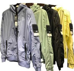 Designer Pocket Vestes en pierre Veste à manches longues Badges de fermeture à glissière Men Companie Mente décontractée Windbreaker Embrodiey Mens Shirts Fashion Trend UK