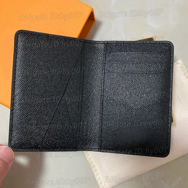 Designer POCKET ORGANIZER Titulaire de la carte Hommes Mini Bi-fold Wallet Case Key Pouch avec boîte M60502 N63143