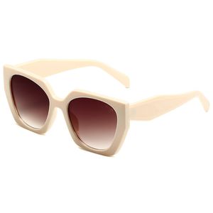 Lunettes de soleil carrées polarisées de créateur lunettes de protection pour hommes femmes dames luxe lentilles UV400 anti-reflet plein cadre sports d'été plage vacances thé beige