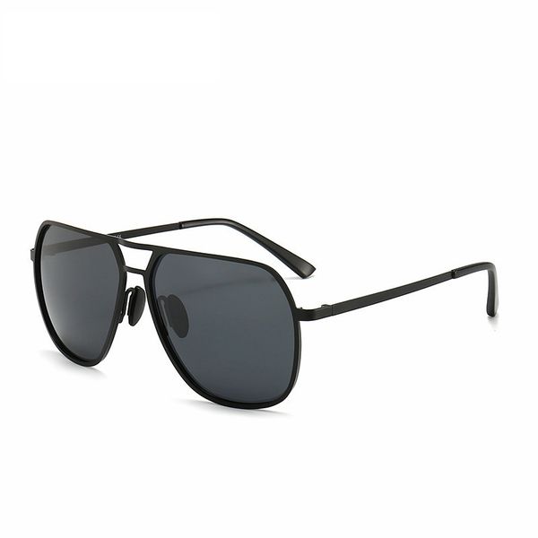 Gafas de sol polarizadas de diseñador para hombres, mujeres, al aire libre, todas negras, gafas de sol de marca de lujo, marcos de metal de 55 cm, estilo de estrella clásico de moda, anteojos L V806636